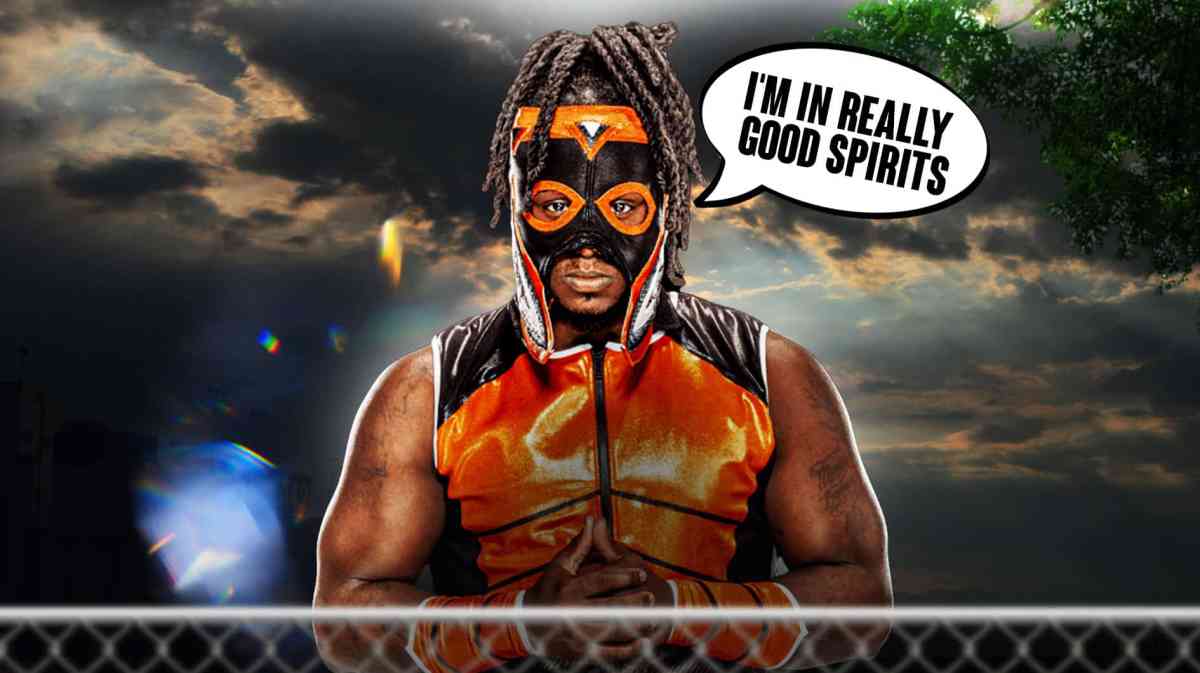 Scrypts with a text bubble reading "I'm in really good spirits"