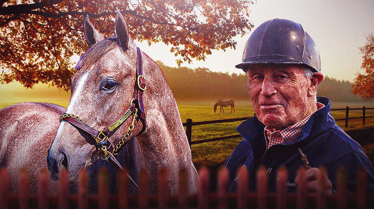 Seize the Grey and trainer D. Wayne Lukas won the Preakness