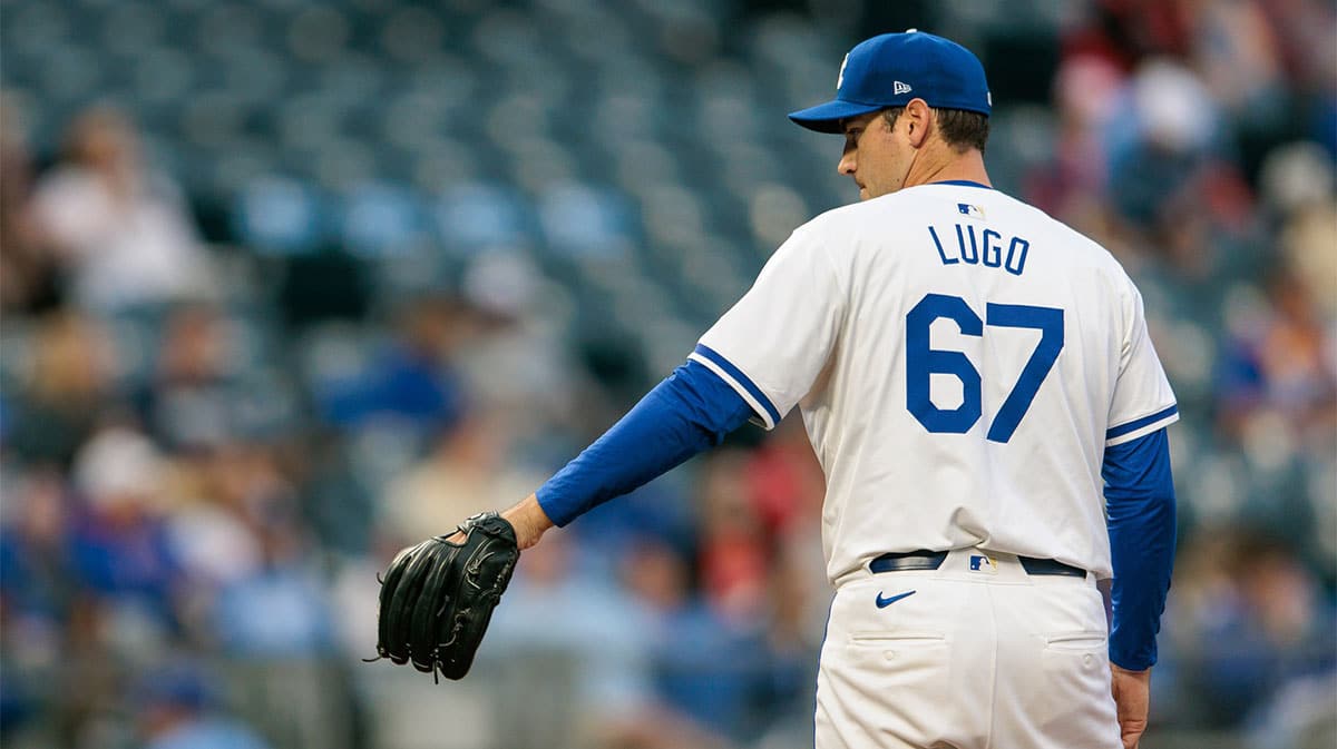 Kansas City Royals pitcher Seth Lugo (67) on the mound during the second inning against the Houston Astros at Kauffman Stadium. 
