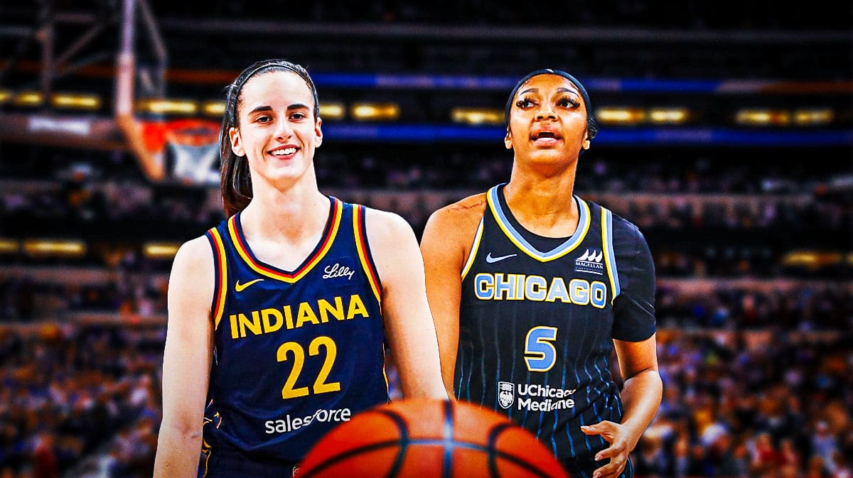 Indiana Fever's Caitlin Clark, Chicago Sky's Angel Reese