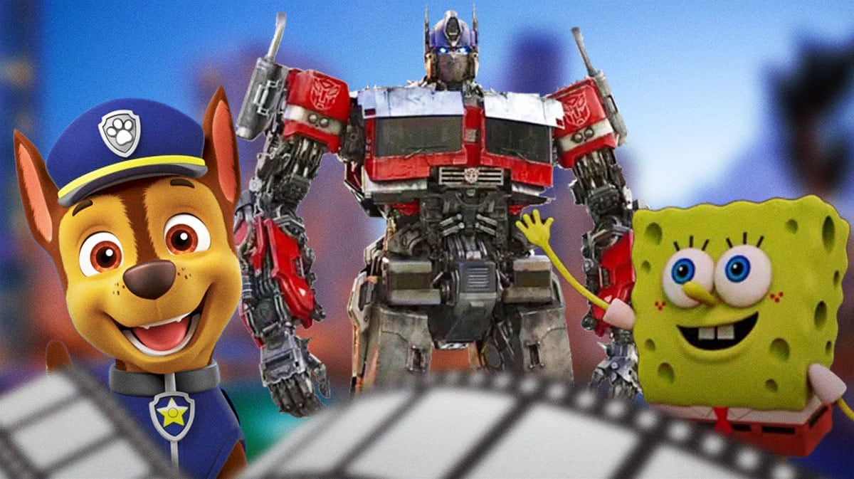 SpongeBob, PAW Patrol, and Transformers.