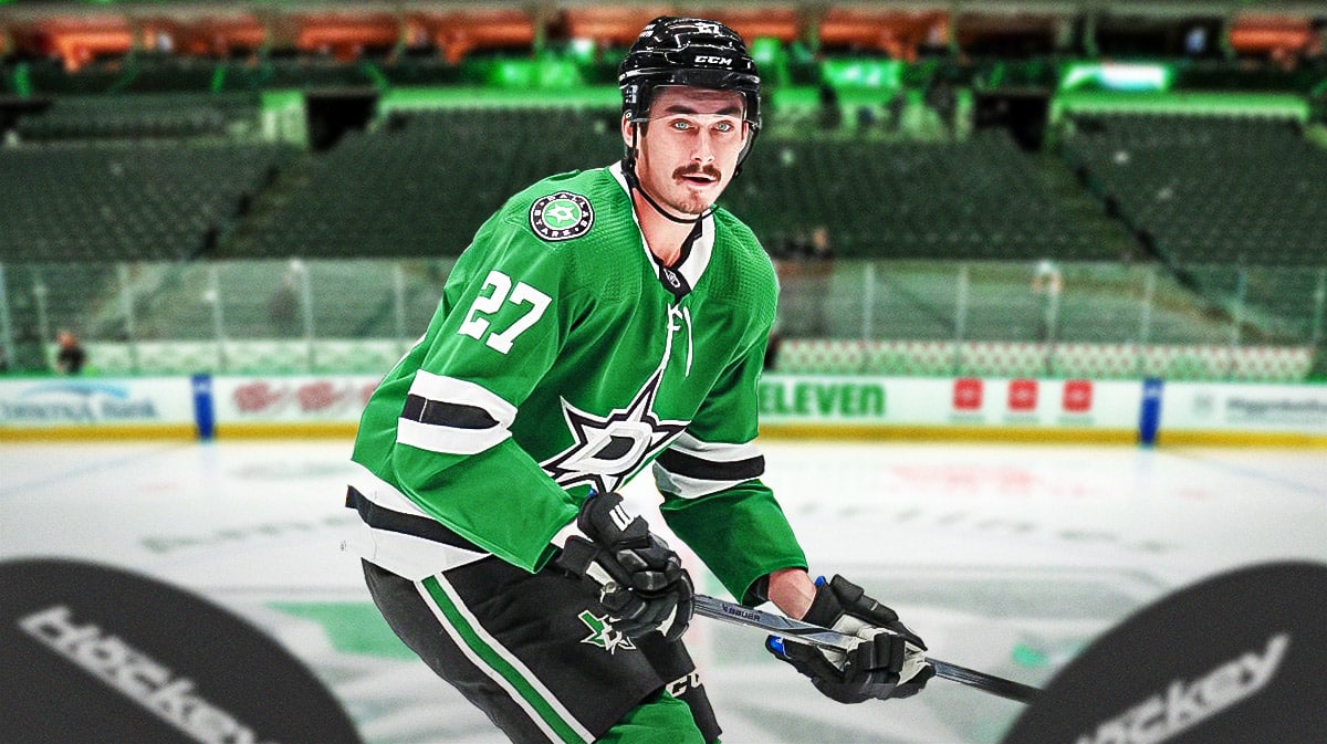 Photo: Mason Marchment in action in Dallas Stars jersey