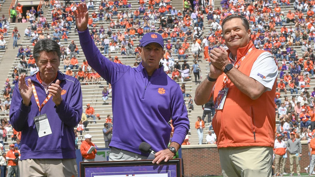 Dabo Swinney and the Tigers have watched their success diminish in recent years. 