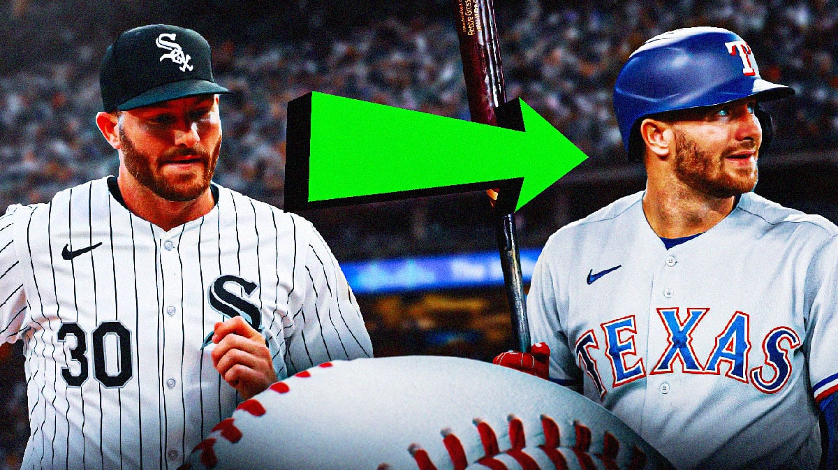White Sox Robbie Grossman next to Ranger Robbie Grossman