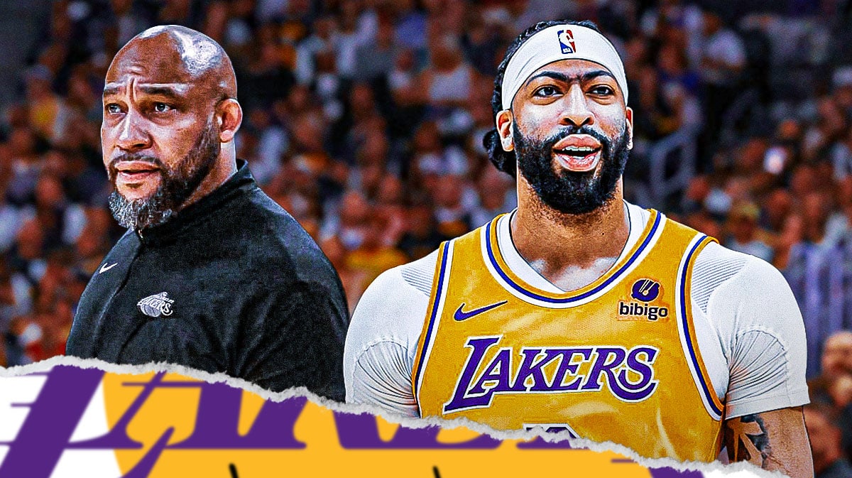 Former Los Angeles Lakers head coach Darvin Ham and Lakers player Anthony Davis