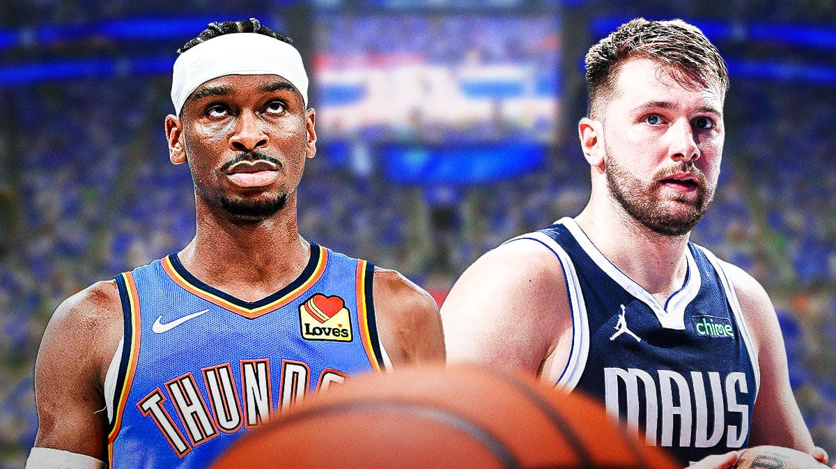 Thunder's Shai Gilgeous-Alexander and Mavs' Luka Doncic