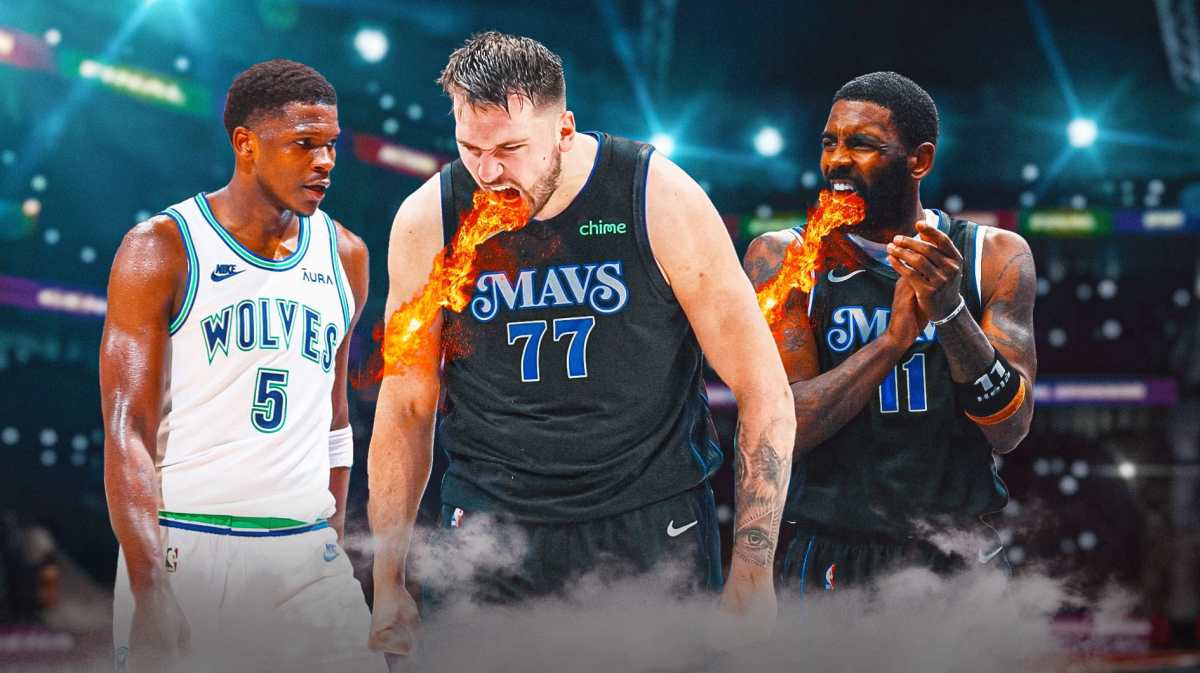 Timberwolves' Anthony Edwards amid NBA Playoffs loss to Luka Doncic and Kyrie Irving Mavericks