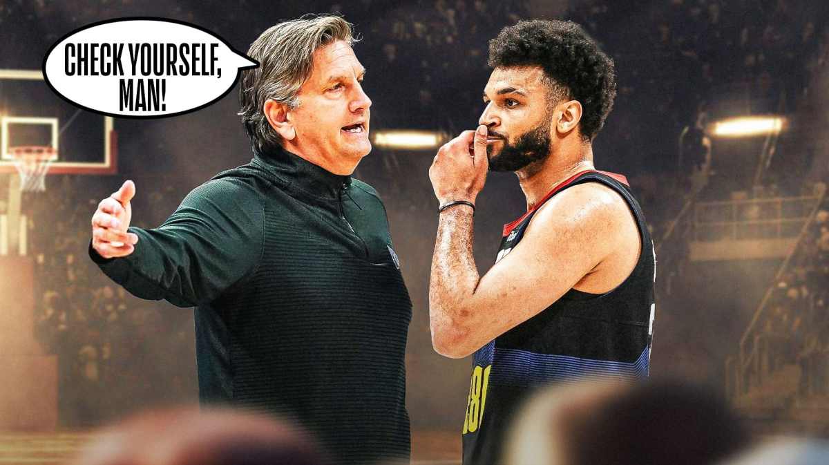 Chris Finch tells Jamal Murray "check yourself, man!"