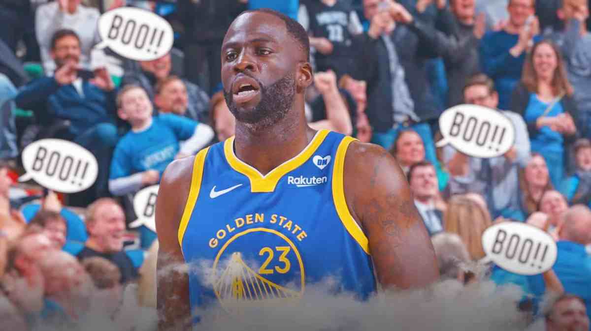 Minnesota Timberwolves fans booing Draymond Green