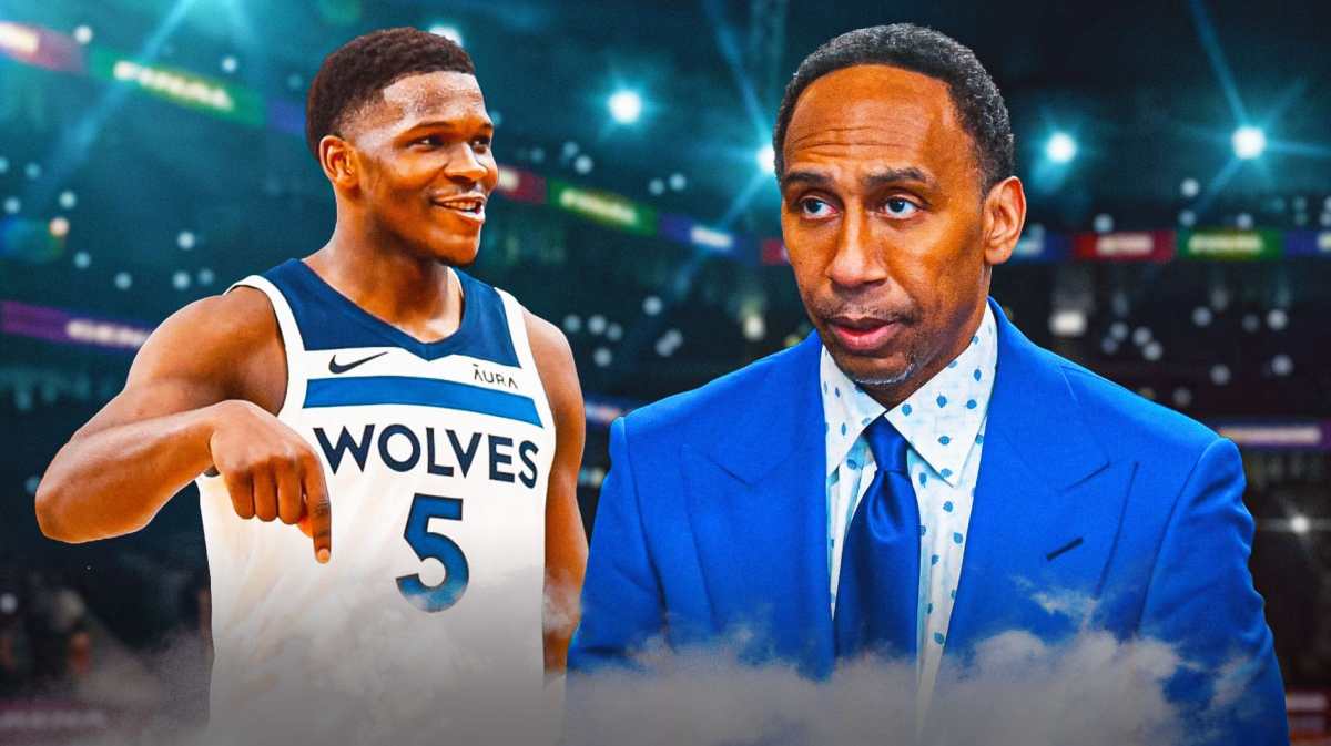 Minnesota Timberwolves Anthony Edwards and Stephen A. Smith