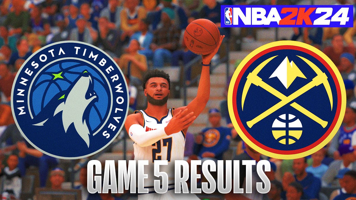 Результаты пятой игры «Тимбервулвз» — «Наггетс» по данным NBA 2K24
