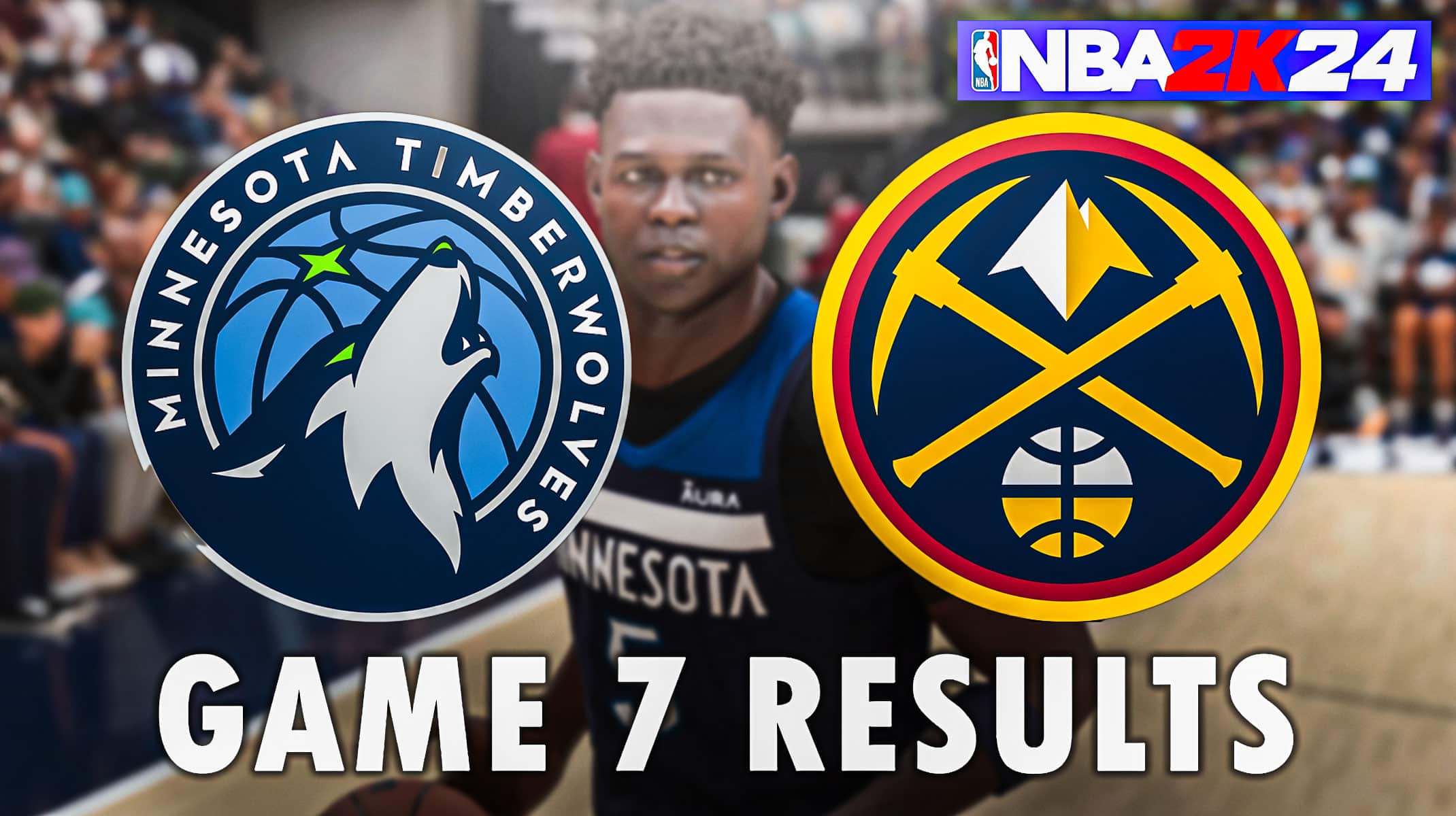 Результаты седьмого матча «Тимбервулвз» — «Наггетс» по данным NBA 2K24