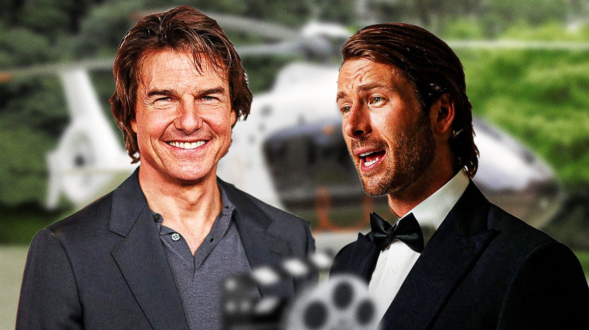 Tom Cruise, Glen Powell