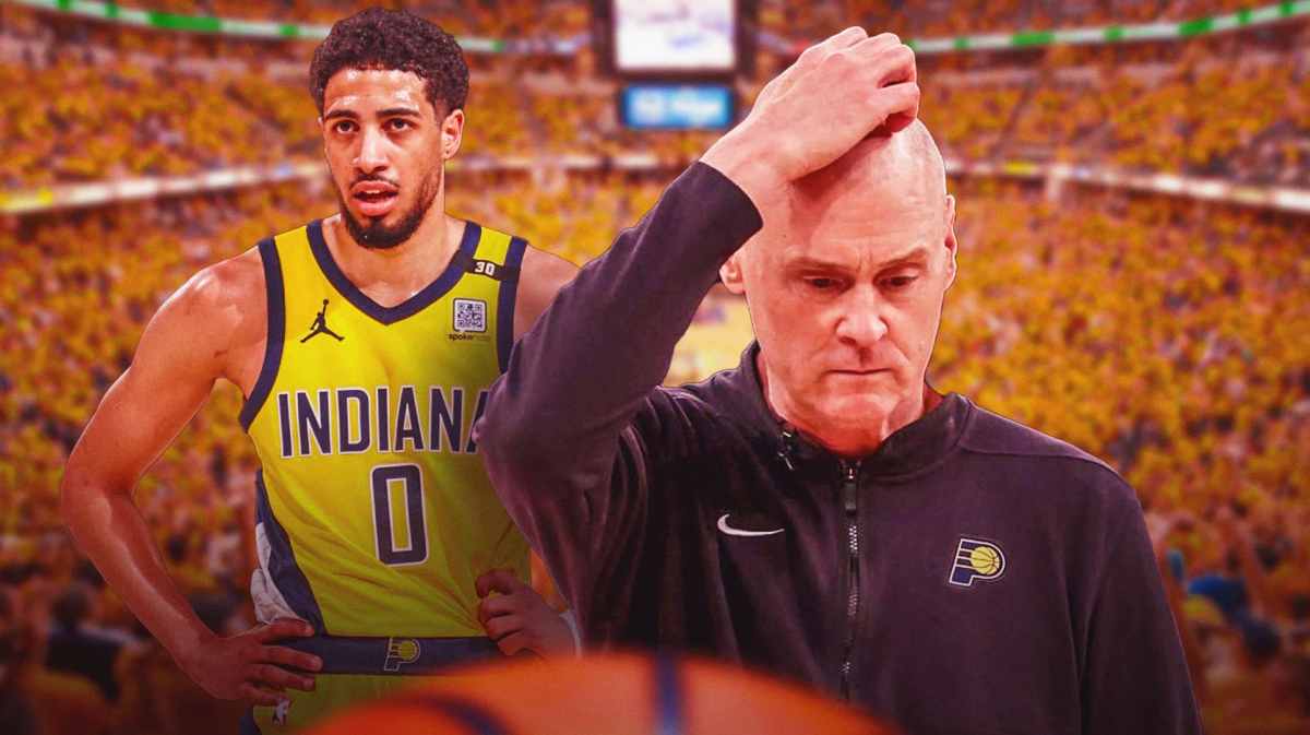 Pacers Rick Carlisle and Tyrese Haliburton amid NBA Playoffs series against Celtics