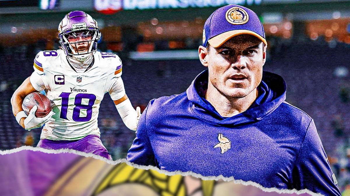 Vikings' Justin Jefferson and Kevin O'Connell