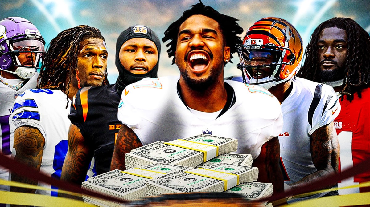 Jaylen Waddle, Justin Jefferson, CeeDee Lamb, Tee Higgins, Ja'Marr Chase, Brandon Aiyuk -- top wide receivers in NFL