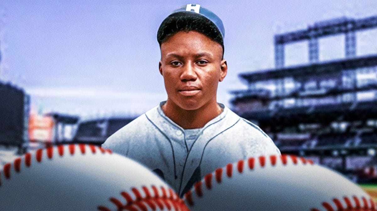 Josh Gibson looking serious.