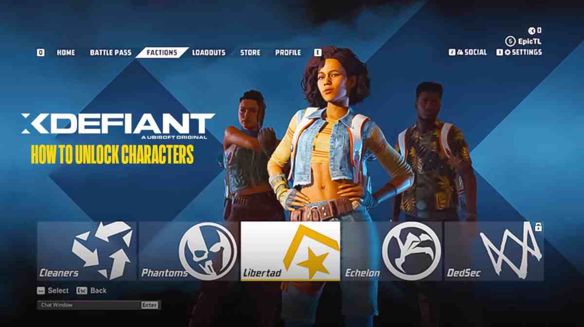 Image of XDefiant Characters