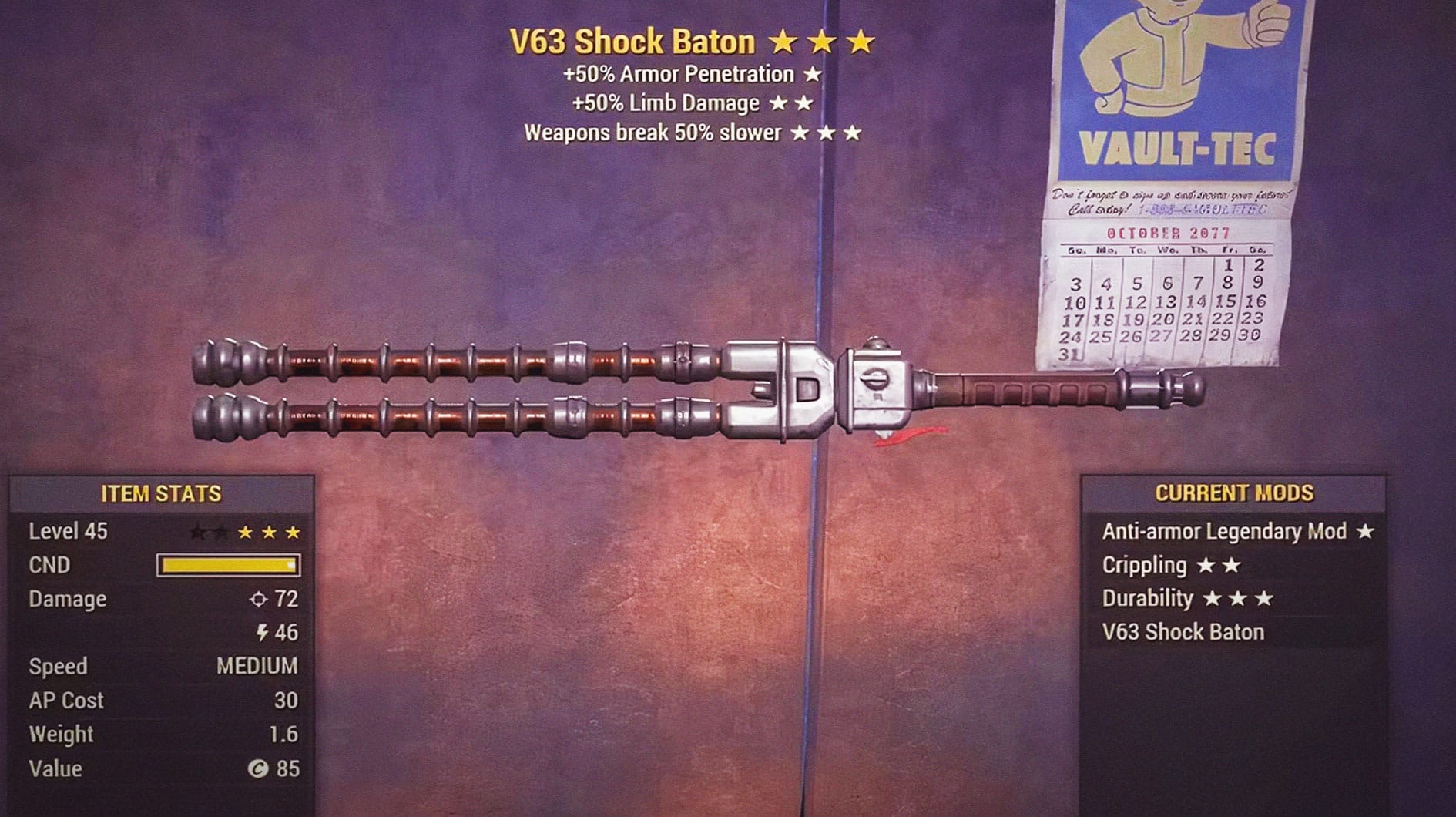 Image of the V63 Shock Batton