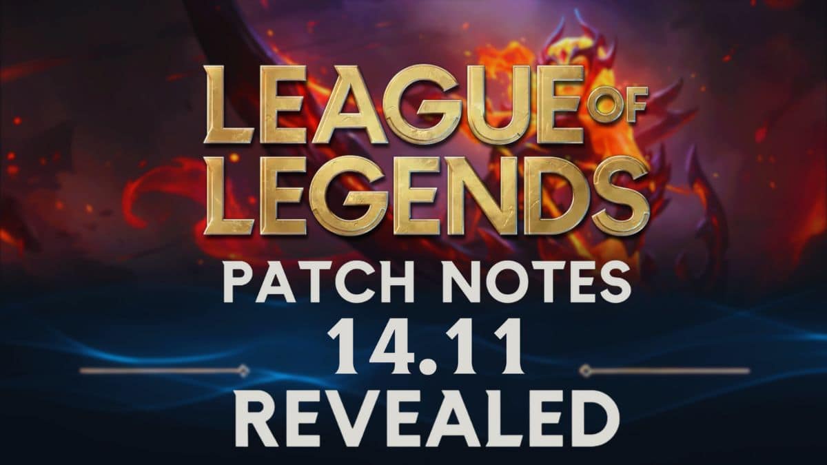 key art for league of legends patch notes 14.11