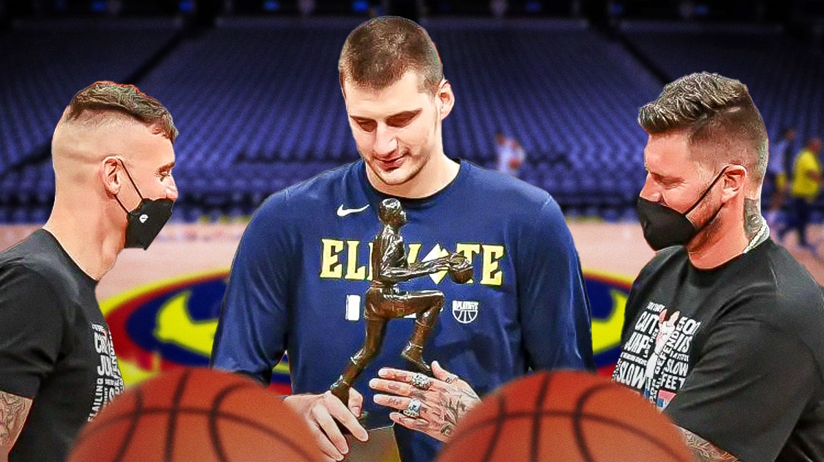 Nikola Jokic and his brothers.