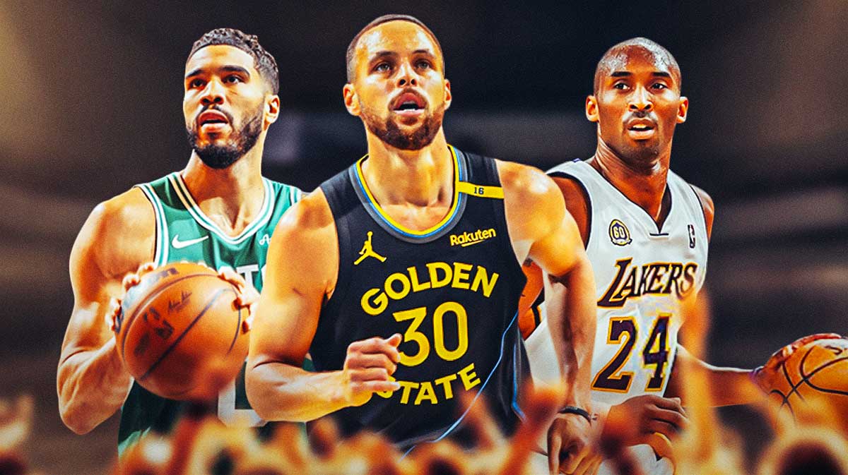 Jayson Tatum, Steph Curry and Kobe Bryant.