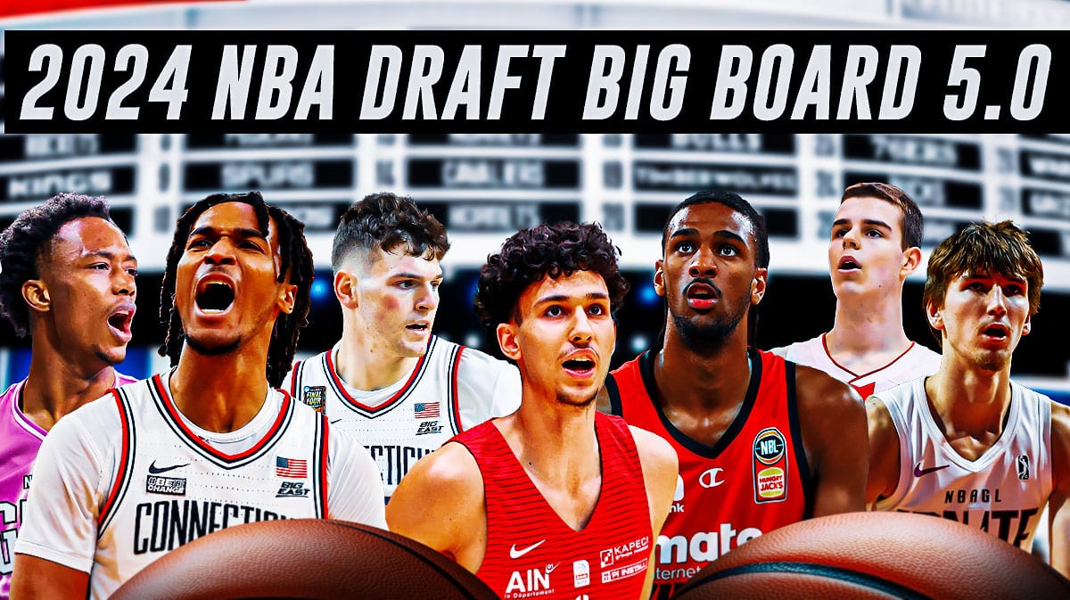 2024 NBA Draft Big Board 5.0: Zaccharie Risacher leads final top 100 ...