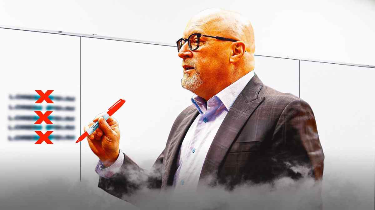 David Griffin crossing names off of a NBA Draft Red Flag list