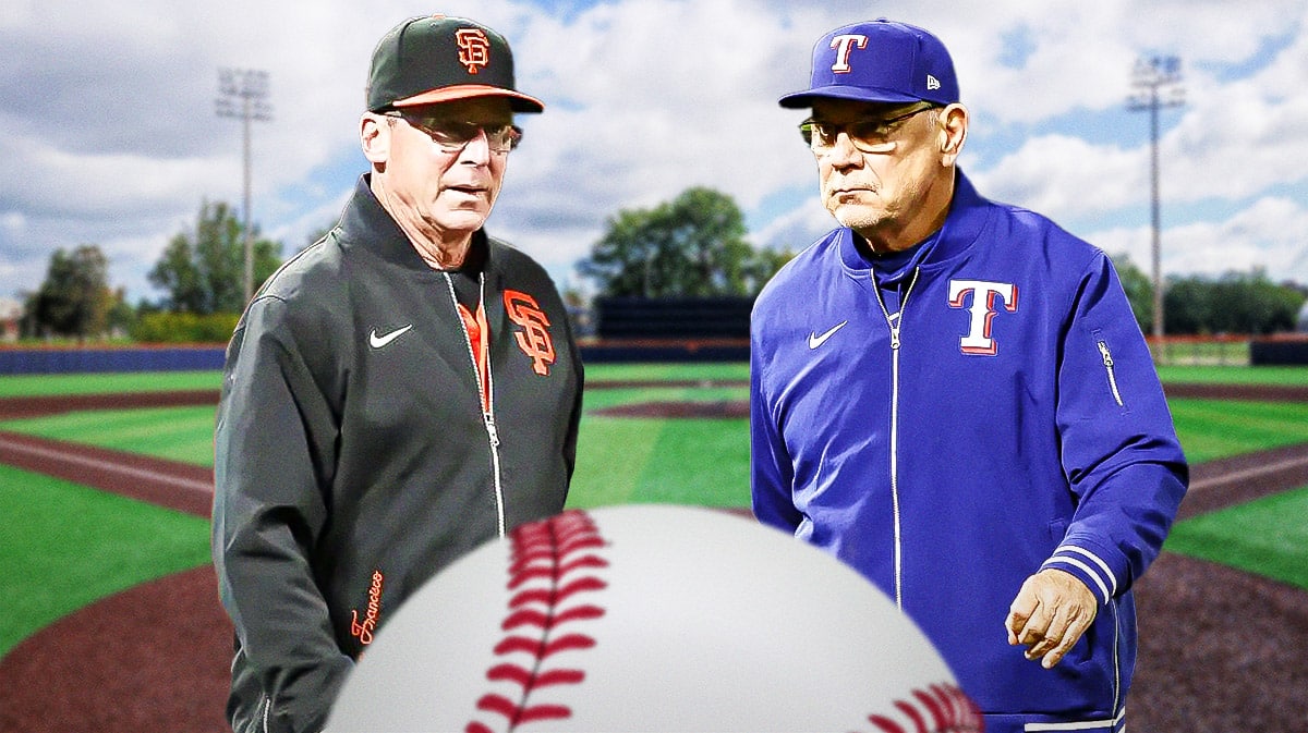 Bob Melvin and Bruce Bochy