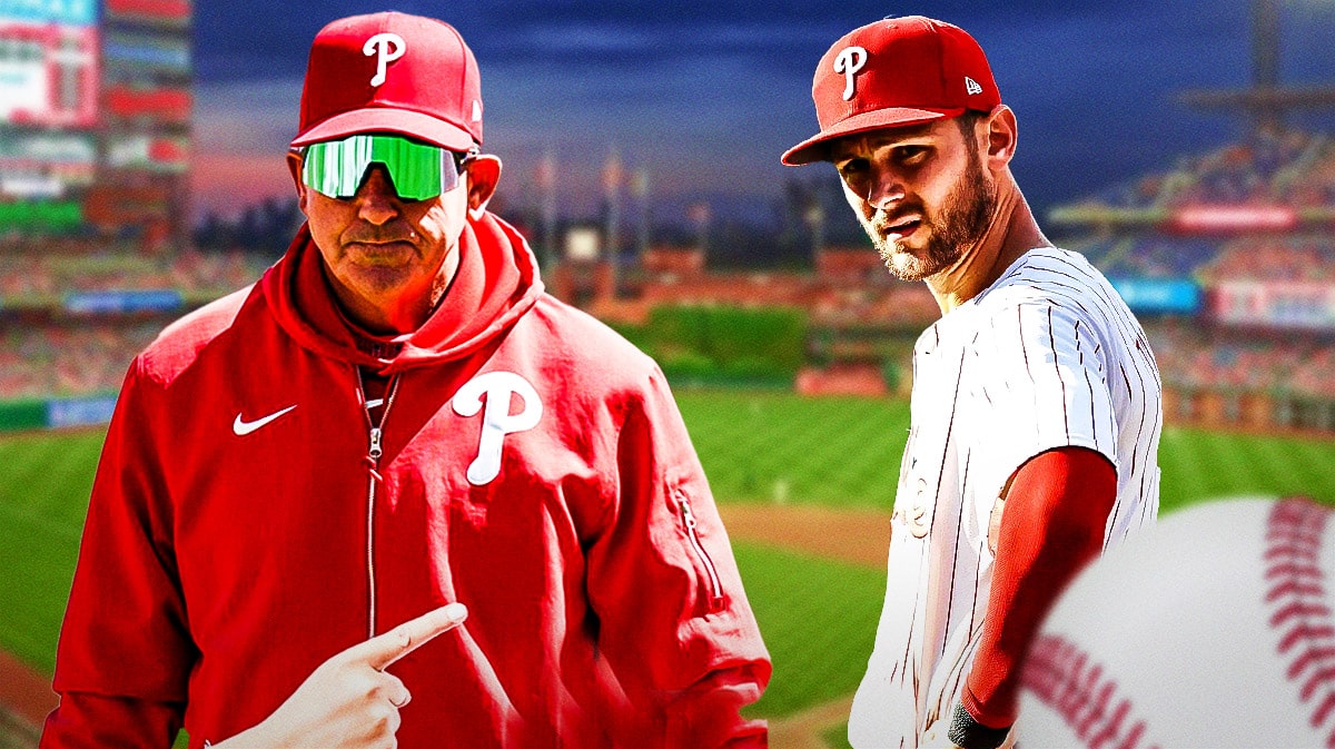Philadelphia Phillies Rob Thomson and Trea Turner