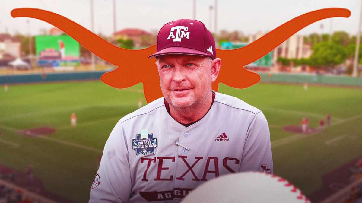 Texans A&M baseball HC Jim Schlossnagle after Aggies World Series loss and move to Texas baseball