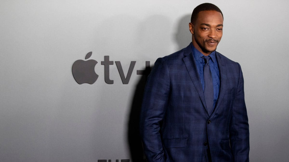 Anthony Mackie at The Blanket premiere in 2020.