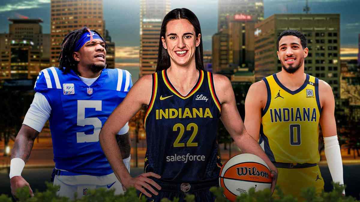 Indiana stars Colts Anthony Richardson, Tyrese Haliburton, and Caitlin Clark