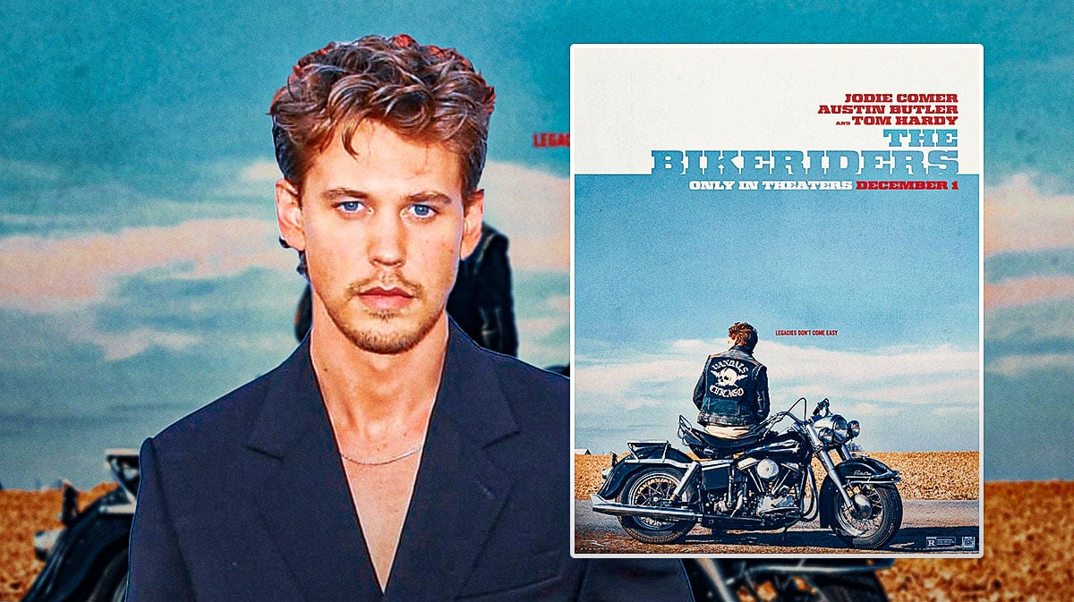 Austin Butler in The Bikeriders.