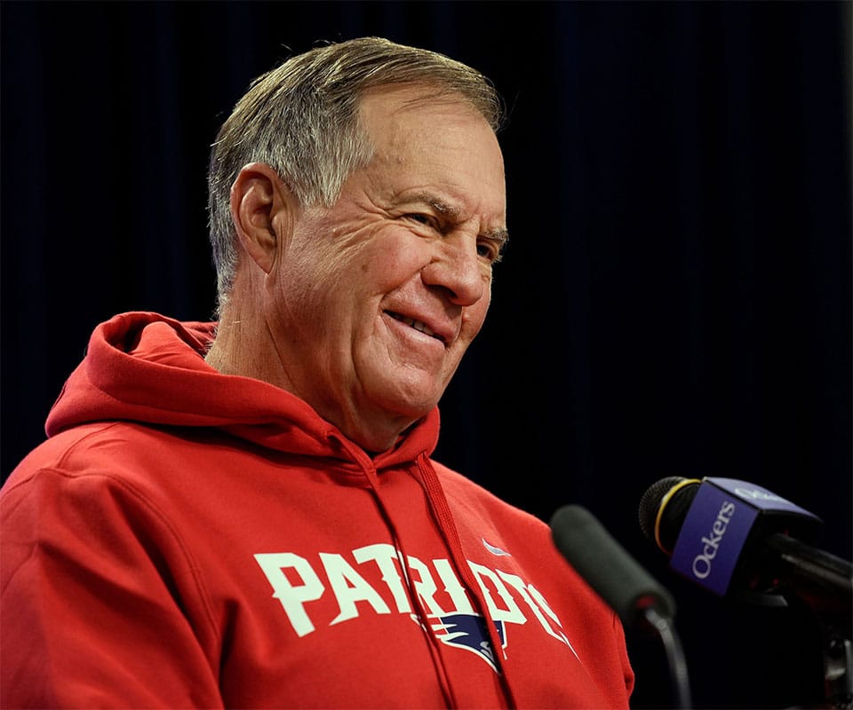 After 24 seasons as the New England Patriots' head coach, Bill Belichick is trying his hand as a TV analyst.