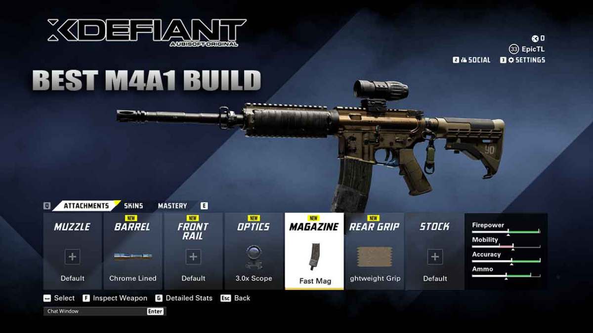 Picture of the best M4A1 build in XDefiant