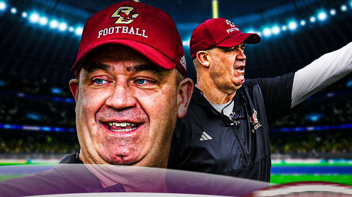 Boston College football coach Bill O'Brien.