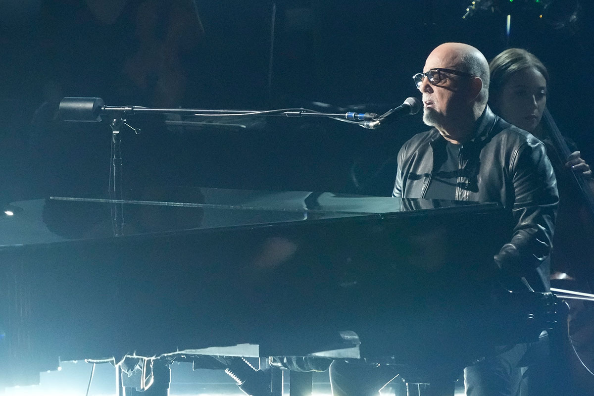 Billy Joel performing 'Turn the Lights Back On' at 2024 Grammys.