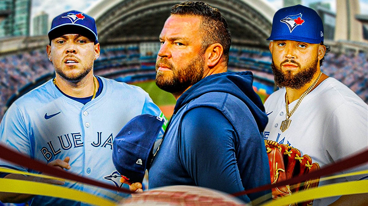Blue Jays' Yariel Rodriguez, John Schneider and Alek Manoah
