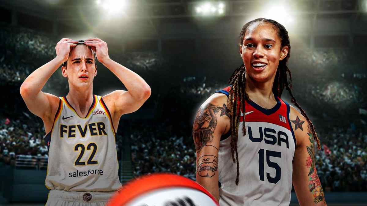 Fever's Caitlin Clark and Mercury's Brittney Griner