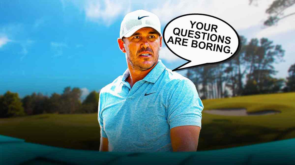 Brooks Koepka says the media does not challenge him with interesting questions