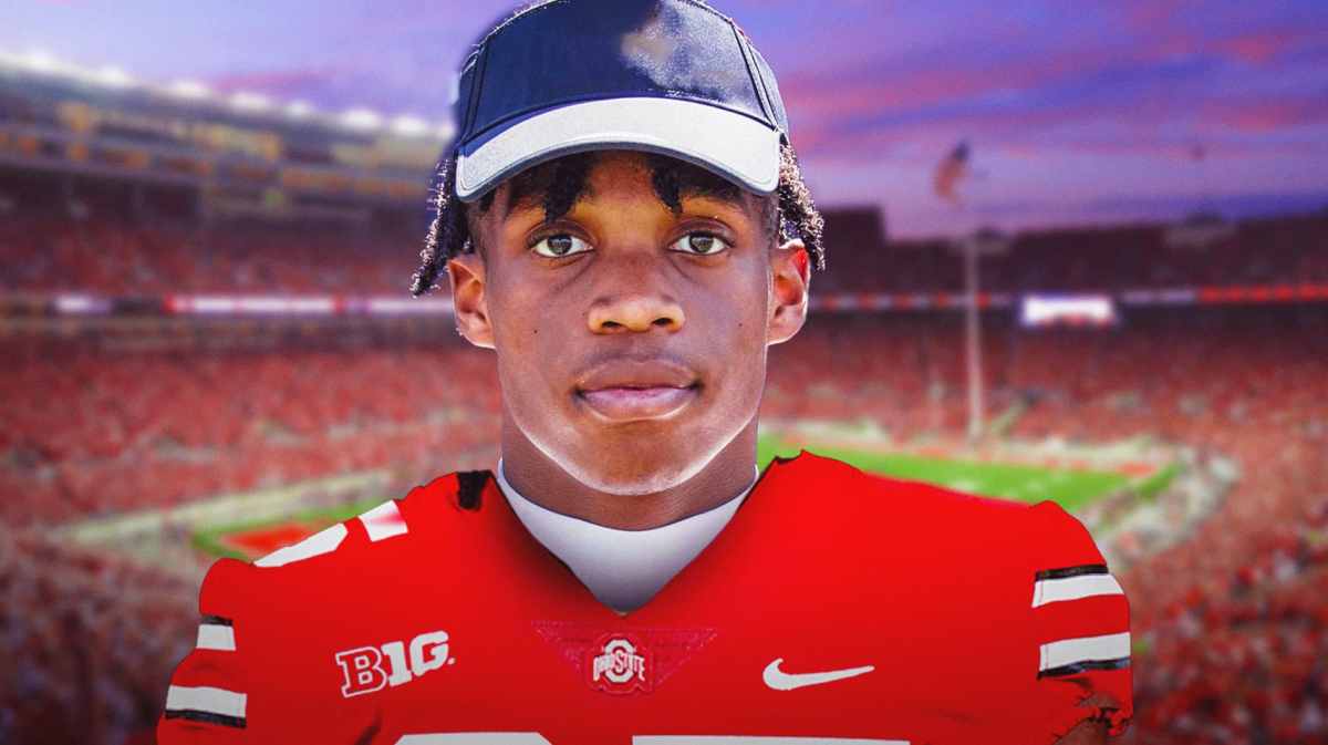 Isaiah West wearing Ohio State uniform.