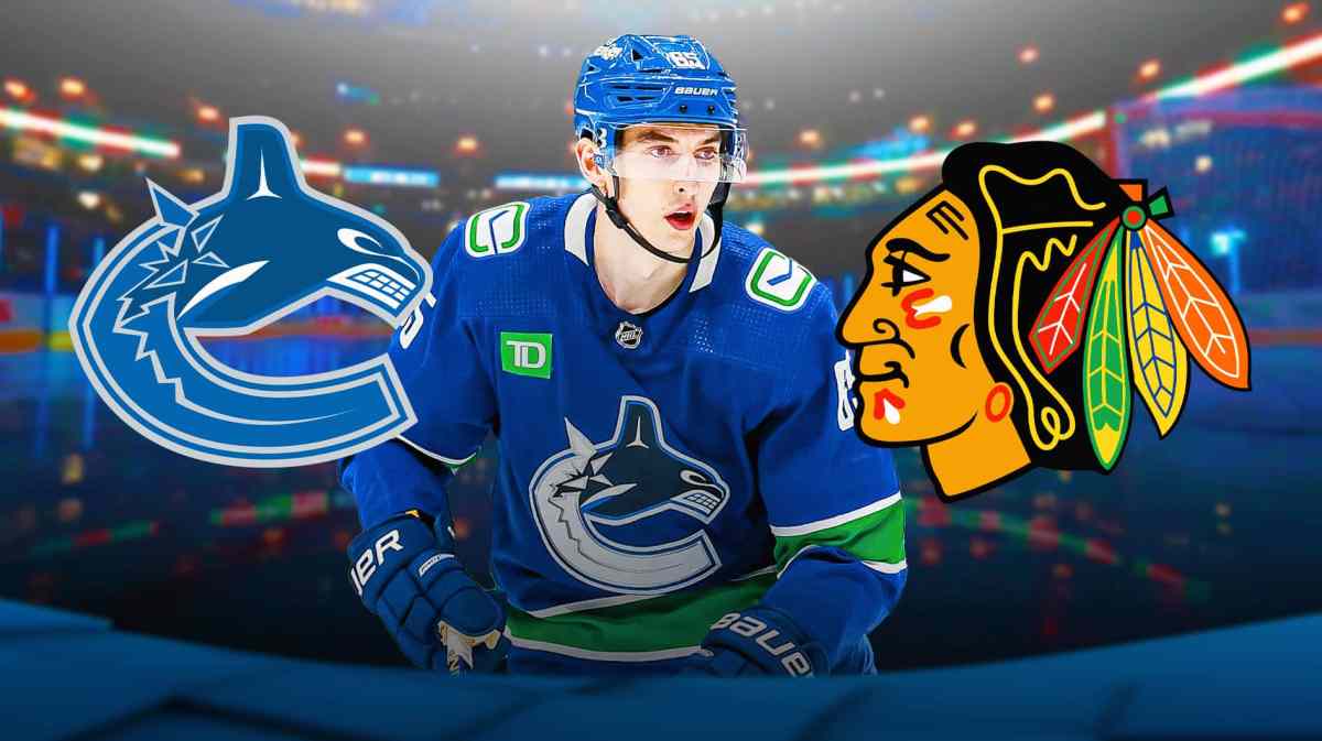 Ilya Mikheyev traded from the Canucks to the Blackhawks.