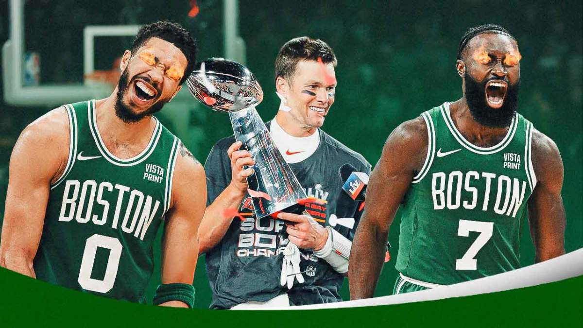 Celtics Jayson Tatum and Tom Brady amid NBA Finals vs. Mavericks