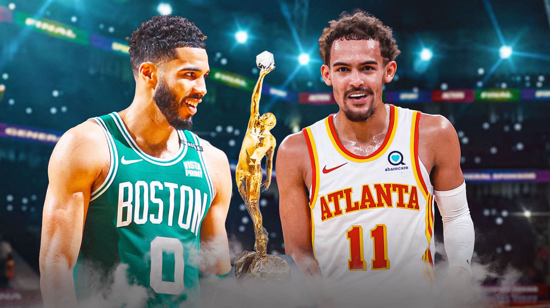 Trae Young offers MVP race prediction for Celtics' Jayson Tatum