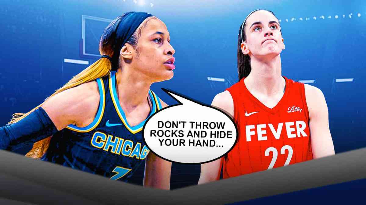 Chennedy Carter tells Caitlin Clark "don't throw rocks and hide your hand...