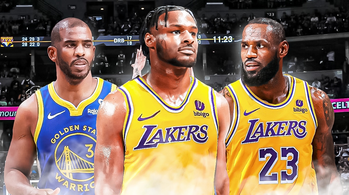 Bronny James, LeBron James, Chris Paul