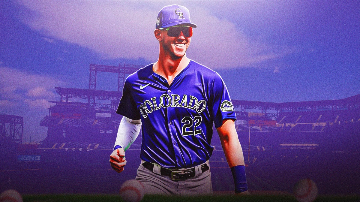 Rockies, Nolan Jones, Nolan Jones Rockies, Nolan Jones injury, Rockies injuries, Nolan Jones with Rockies stadium in the background