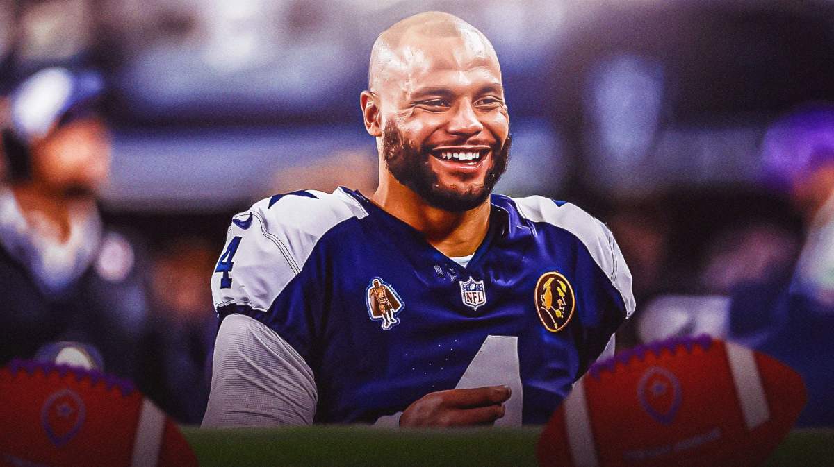 Dak Prescott smiling.