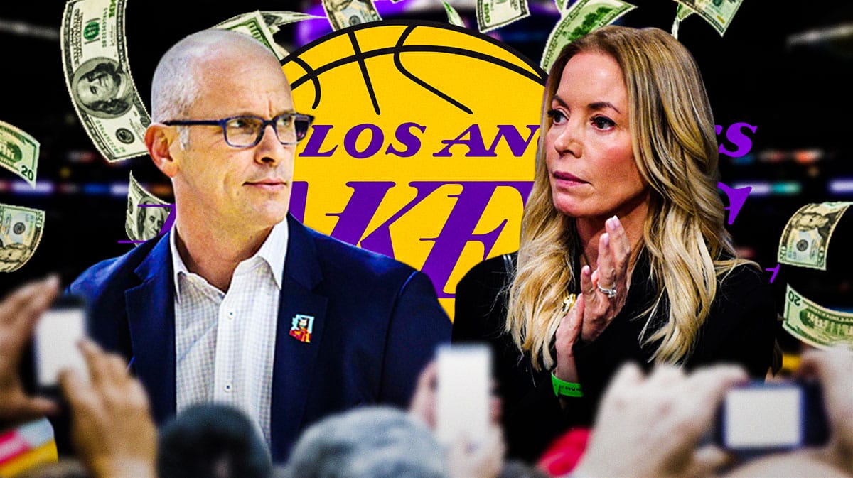 Dan Hurley and Jeanie Buss